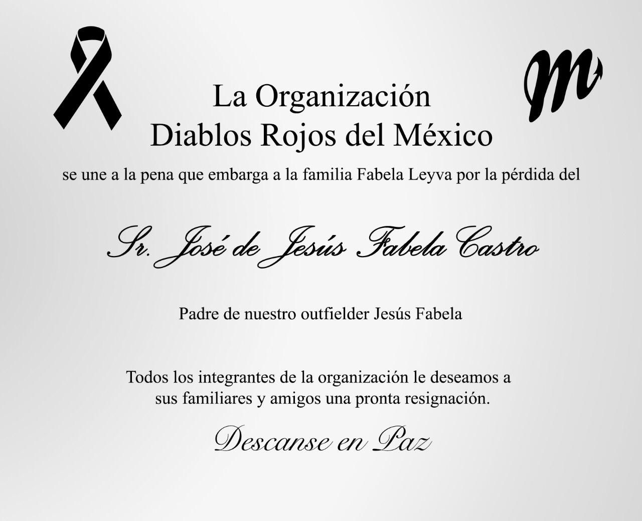 Fallece José de Jesús Fabela Castro