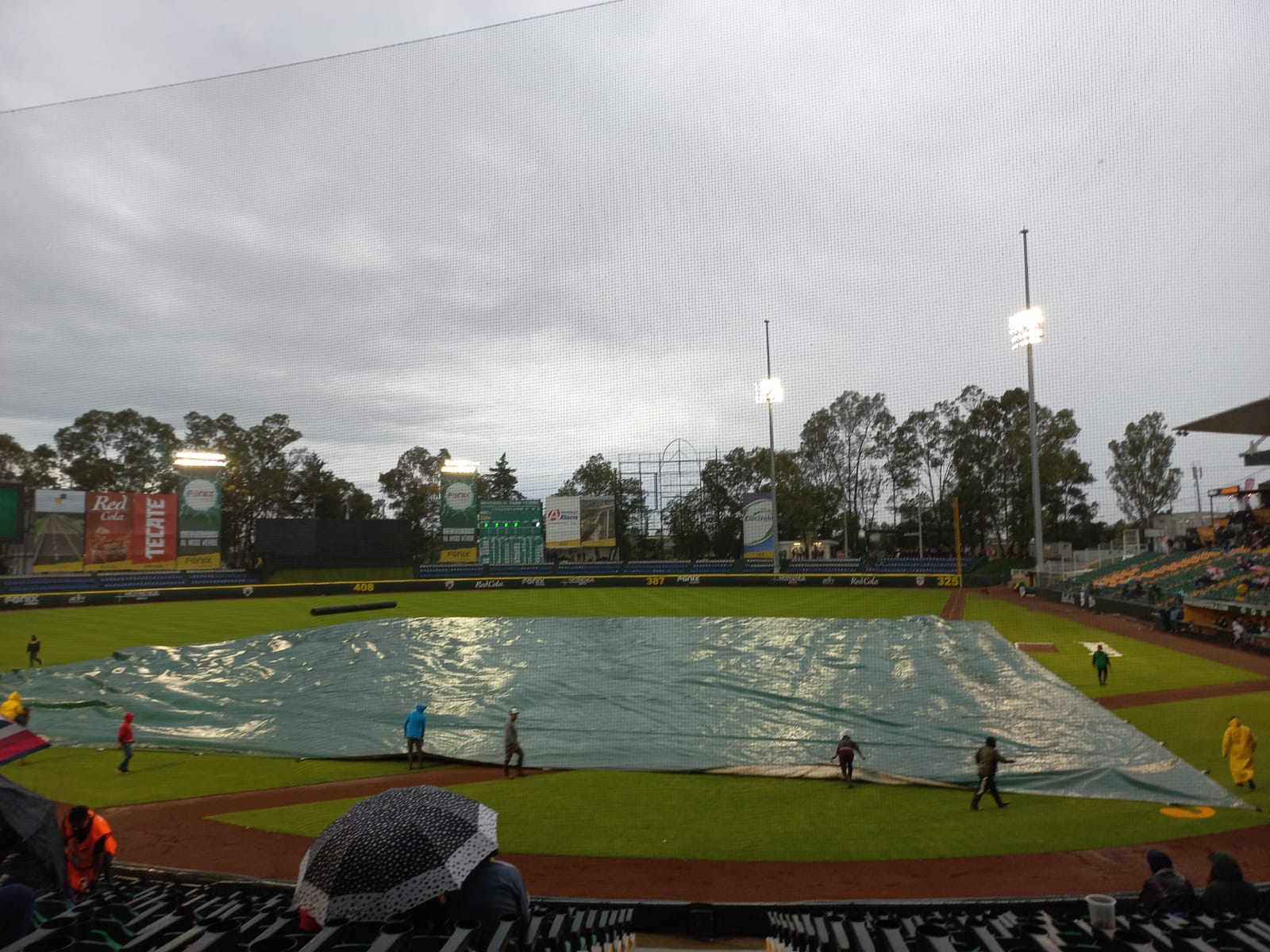 DEBIDO A LA LLUVIA NO HUBO PLAYBALL EN EL ÚLTIMO DE LA SERIE EN PUEBLA