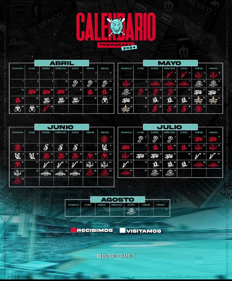 DATOS MÁS IMPORTANTES CALENDARIO 2024