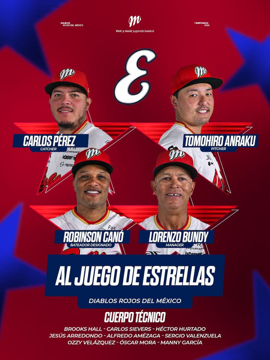 Peloteros extranjeros procedentes de siete países integran el Equipo de Estrellas de la LMB