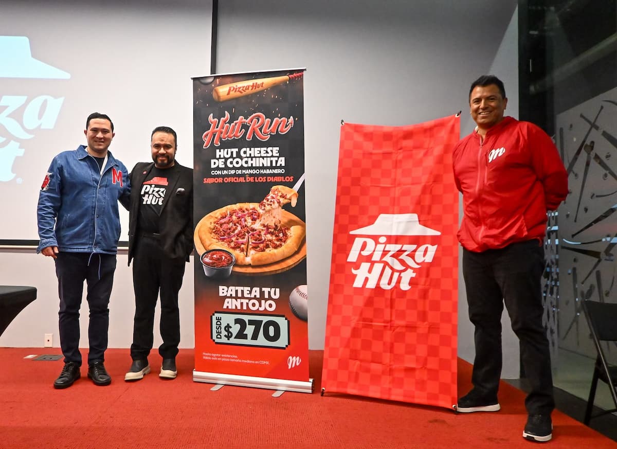Pizza Hut y Diablos Rojos del México conectan el sabor del béisbol con una nueva experiencia gastronómica