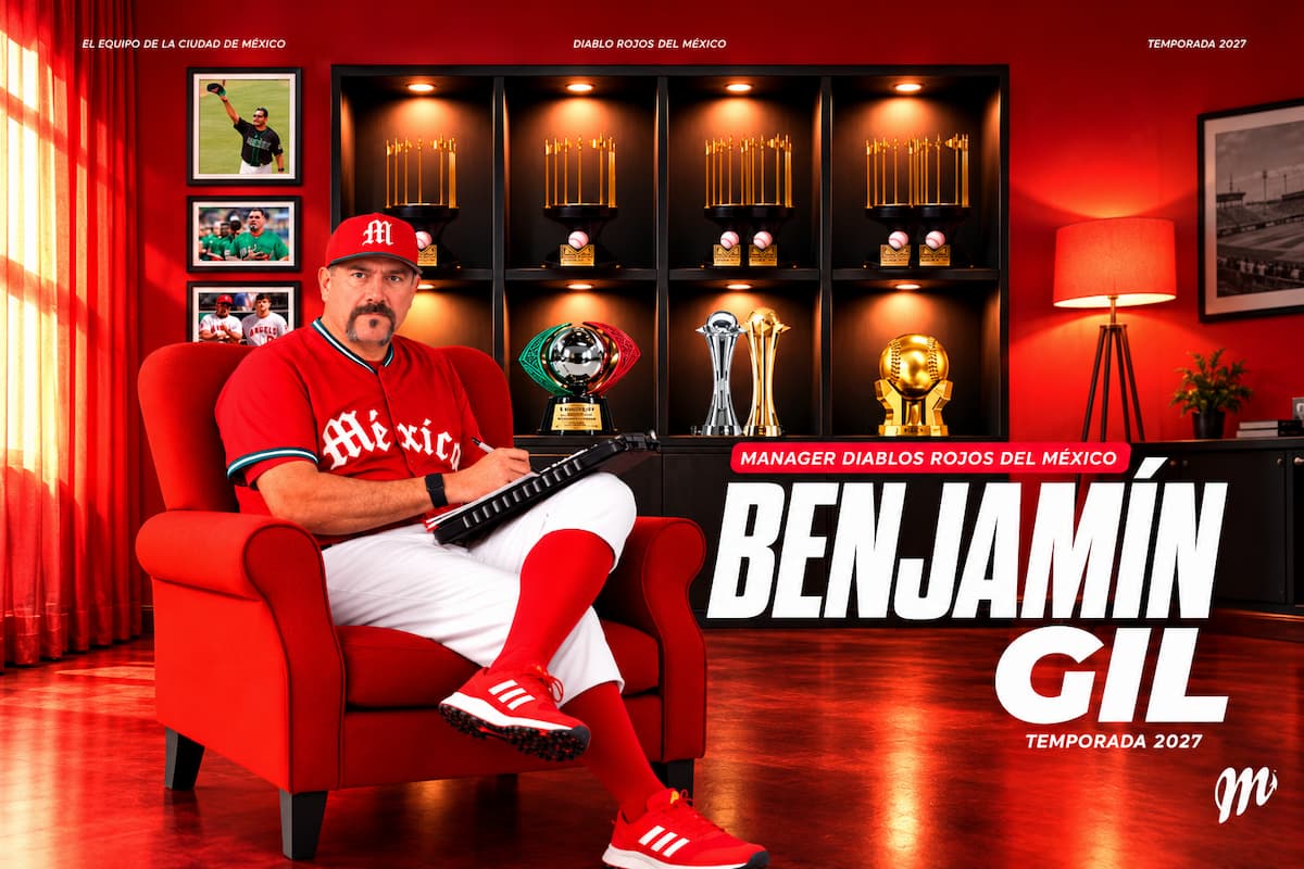 BENJAMÍN GIL LLEGA AL INFIERNO: ES EL NUEVO MANAGER DE LOS DIABLOS ROJOS