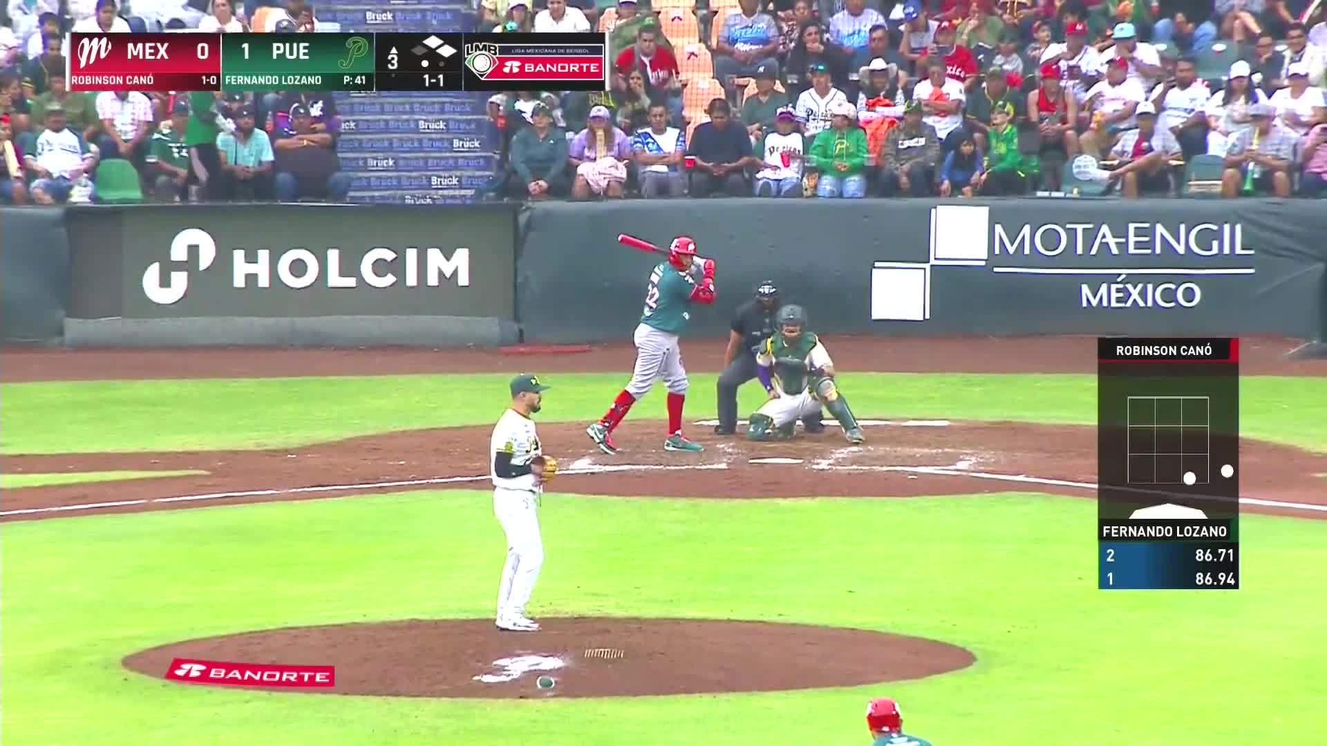 HR 2 de Canó en Puebla
